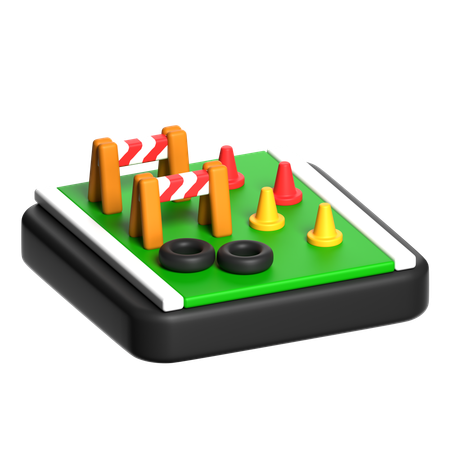 Pista de Obstáculos  3D Icon