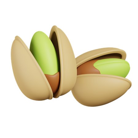 Pistachios 3D Icon