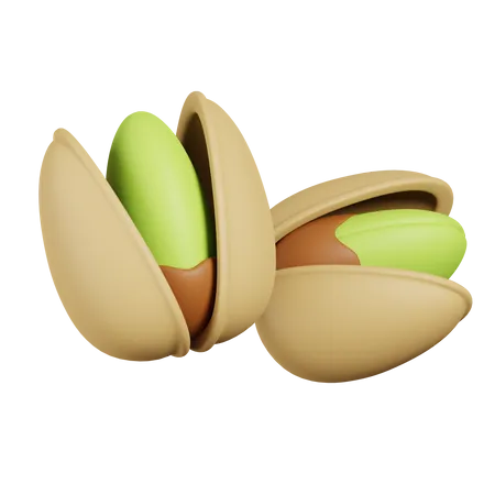 Pistachios 3D Icon