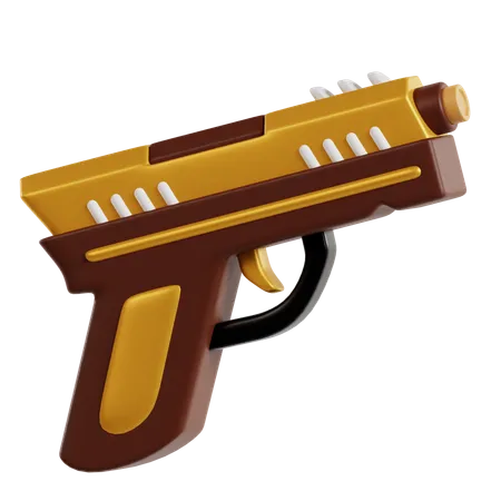 Pistol  3D Icon