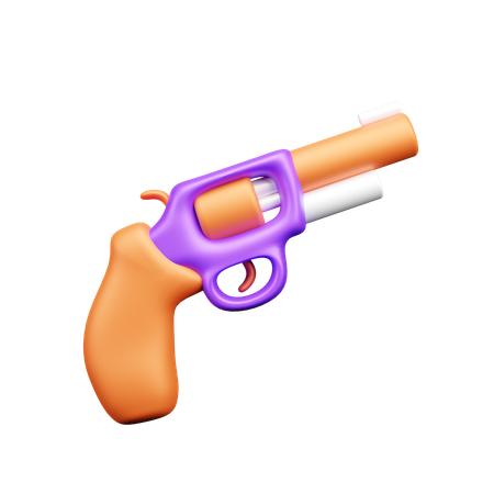 권총  3D Icon