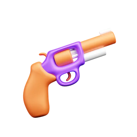 권총  3D Icon