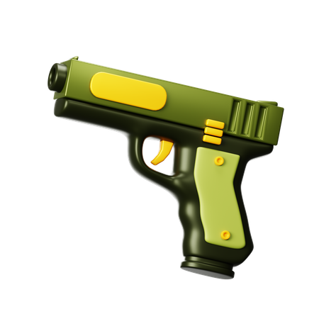 Pistol  3D Icon