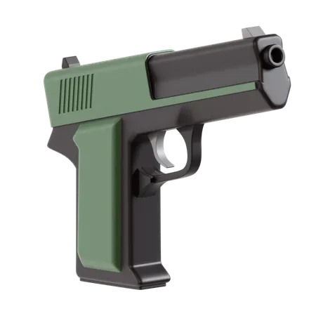 Pistol  3D Icon