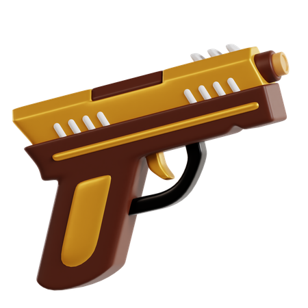 Pistol  3D Icon