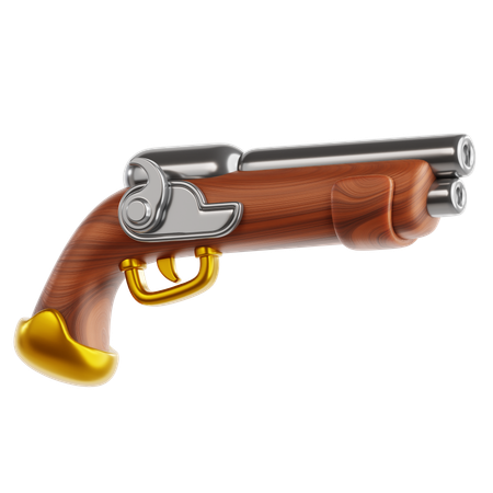 Pistol  3D Icon