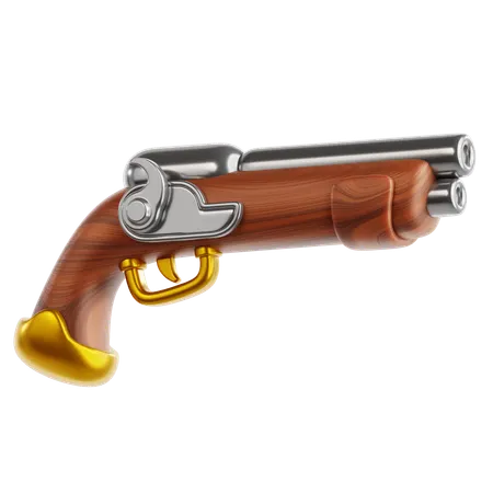 Pistol  3D Icon