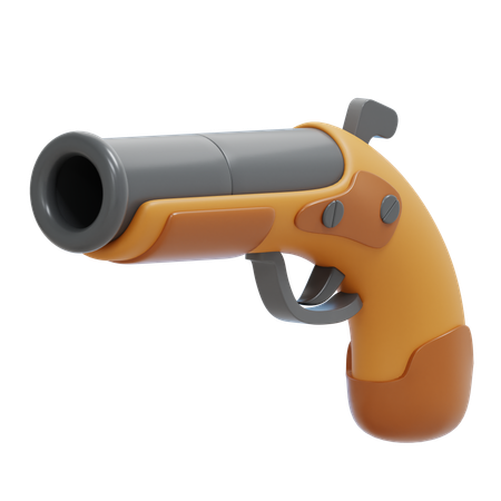 PISTOL  3D Icon