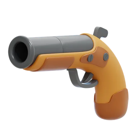 PISTOL  3D Icon