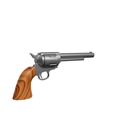 Pistol  3D Icon