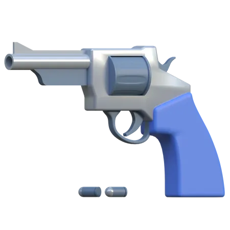 Pistol  3D Icon