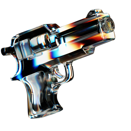 Pistol  3D Icon