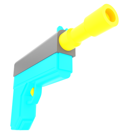 Pistol  3D Icon