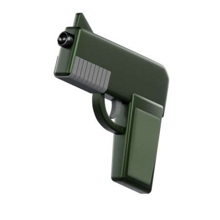 Pistol  3D Icon