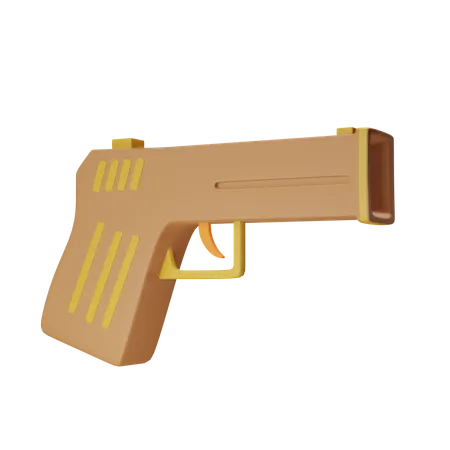 Pistol  3D Icon