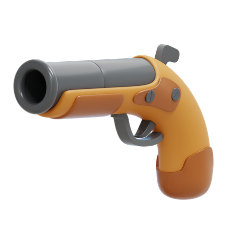 PISTOL  3D Icon