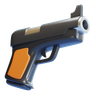 3d pistol illustration