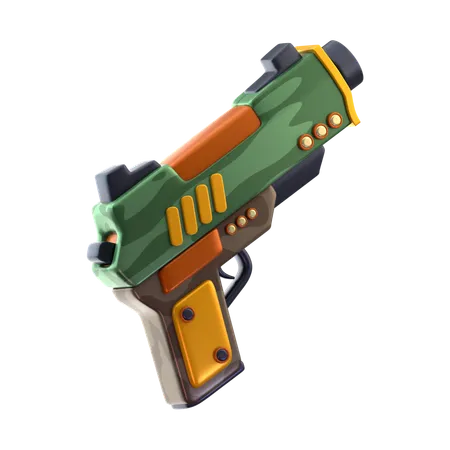 Pistol gun  3D Icon
