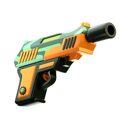 Pistol Gun  3D Icon