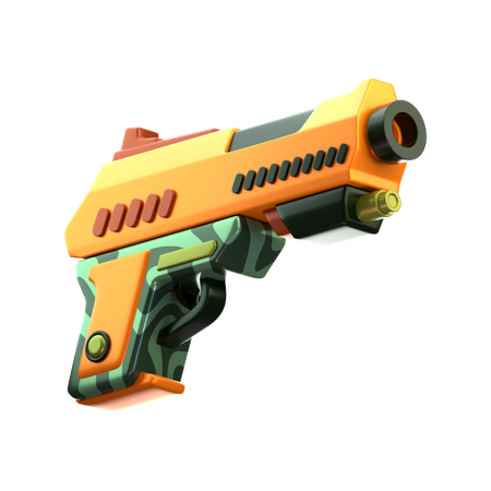 Pistol Gun  3D Icon