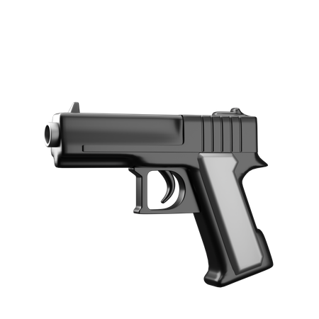 Pistol Gun  3D Icon