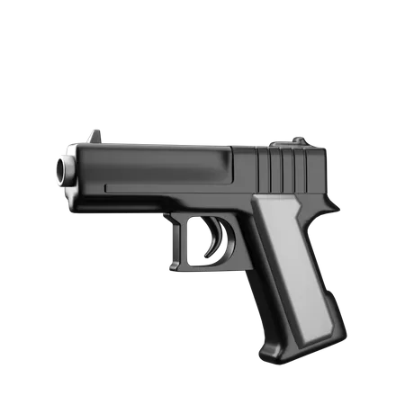 Pistol Gun  3D Icon