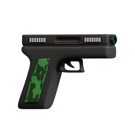 Pistol Gun  3D Icon