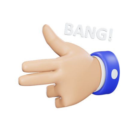 Pistol Hand  3D Icon