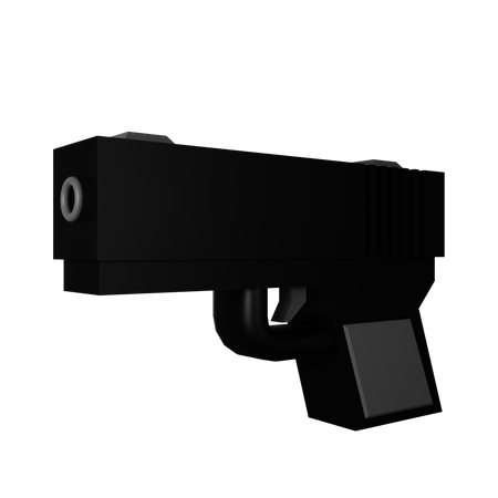 Pistola  3D Icon