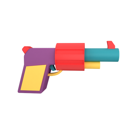 Pistola  3D Icon