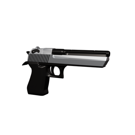 Pistola  3D Icon