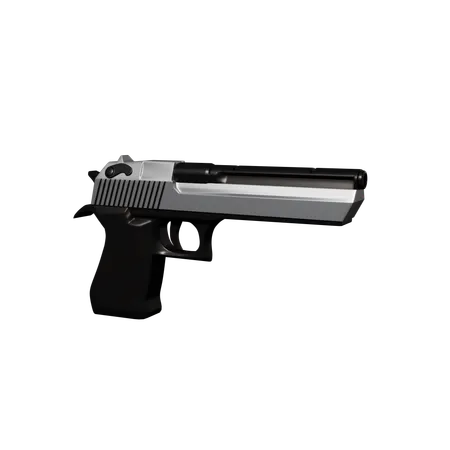 Pistola  3D Icon