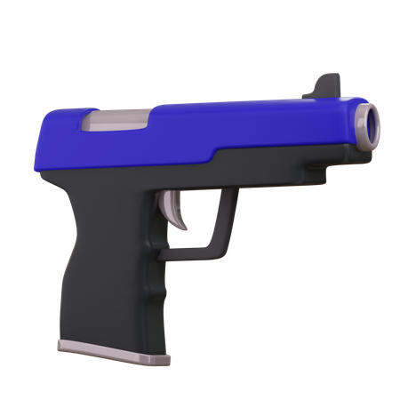 Pistola  3D Icon