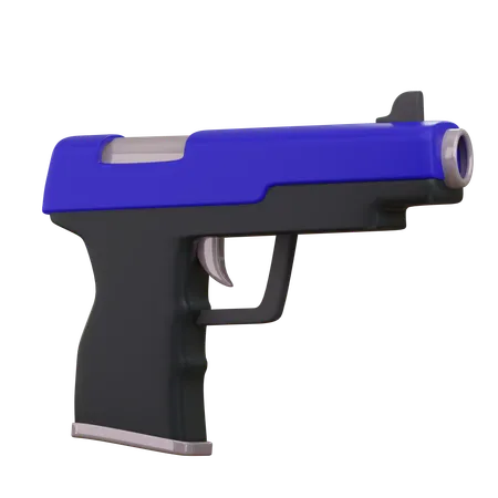 Pistola  3D Icon