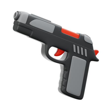 Pistola  3D Icon