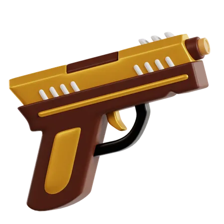 Pistola  3D Icon