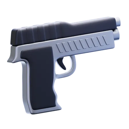 Pistola  3D Icon