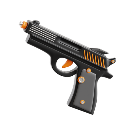 Pistola  3D Icon