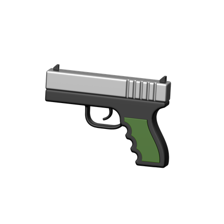 Pistola  3D Icon