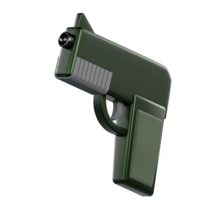 Pistola  3D Icon
