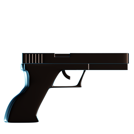 Pistola  3D Illustration