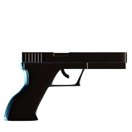 Pistola  3D Illustration