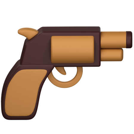 Pistola  3D Icon