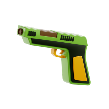 Pistola  3D Icon