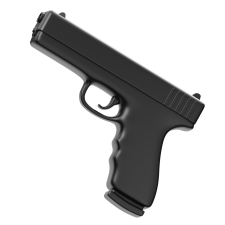 Pistola  3D Icon