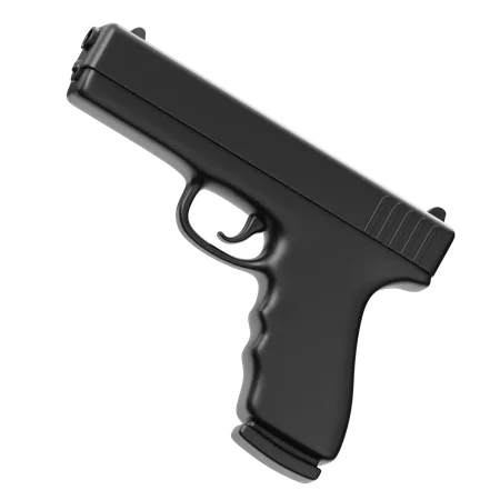 Pistola  3D Icon