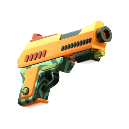 Pistola  3D Icon