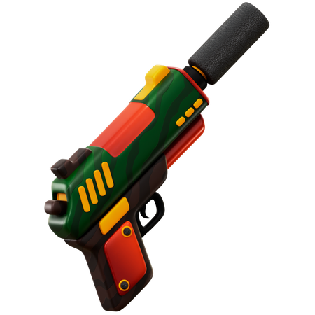 Pistola  3D Icon