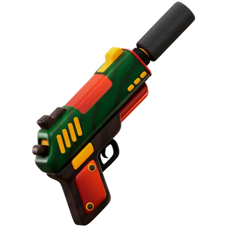 Pistola  3D Icon