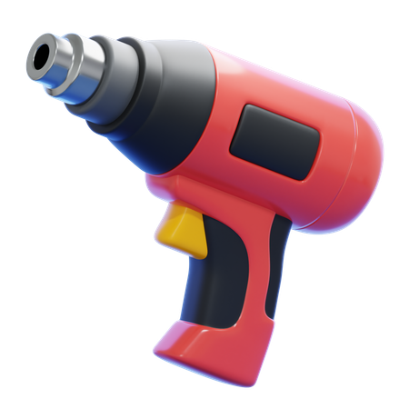 Pistola de calor  3D Icon
